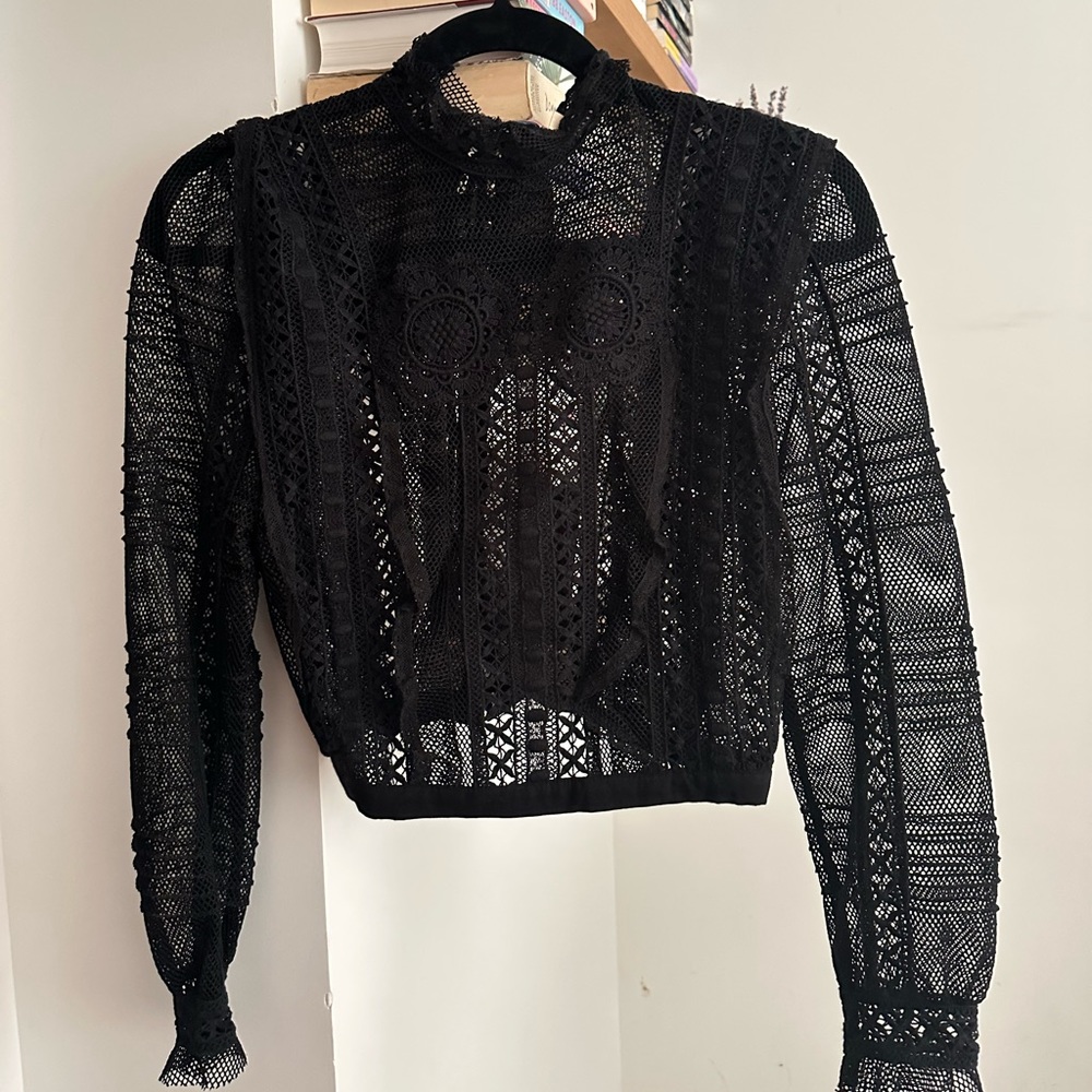 For love and lemons lace top